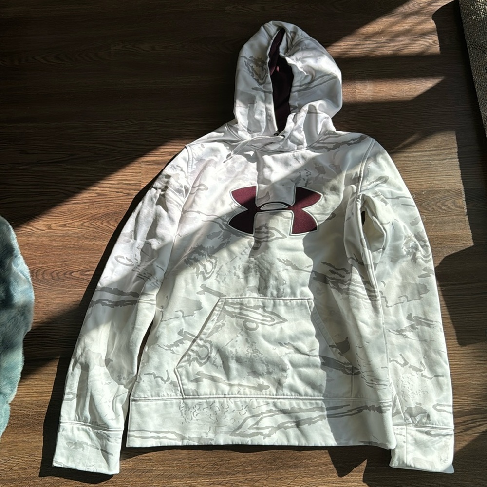 Under Armour white camo hoodie - Picture 2 of 7